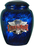 Live to Ride - Fiberglass Cremation Urn