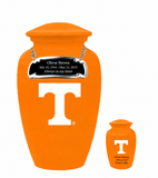 University of Tennessee Volunteers College Cremation Urn - Light Orange