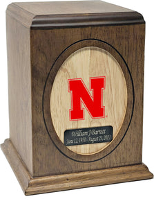 Nebraska University Cornhuskers College Cremation Urn - Red