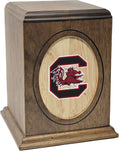 University of South Carolina Gamecocks College Cremation Urn - White