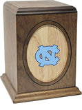 University of North Carolina Tar Heels College Cremation Urn - White