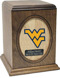 West Virginia University Mountaineers College Cremation Urn - Blue