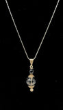 Everlasting Sterling Silver & Blown Glass Cremation Pendant