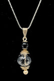 Everlasting Sterling Silver & Blown Glass Cremation Pendant