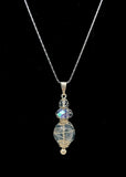 Forever Sterling Silver & Blown Glass Cremation Pendant