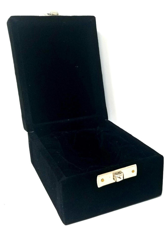 Black Velvet Keepsake Urn Display Box: Satin Lined - KEEPSAKE NOT INCLUDED