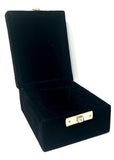 Black Velvet Keepsake Urn Display Box: Satin Lined - KEEPSAKE NOT INCLUDED