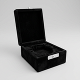 Black Velvet Keepsake Urn Display Box: Satin Lined - KEEPSAKE NOT INCLUDED