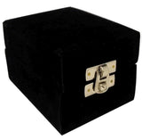 Black Velvet Keepsake Urn Display Box: Satin Lined - KEEPSAKE NOT INCLUDED