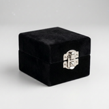 Black Velvet Keepsake Urn Display Box: Satin Lined - KEEPSAKE NOT INCLUDED