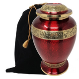 Tyrian Red Cremation Urn - Memorials4u