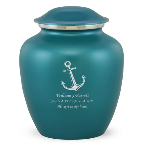 Grace Anchor Adult Cremation Urn in Teal, Grace Anchor Adult Custom Engraved Urns for Ashes in Teal, Embrace Anchor Adult Cremation Urn in Teal, Embrace Anchor Adult Urn for Ashes in Teal, Embrace Anchor Cremation Urn in Teal, Embrace Anchor Urn for Ashes in Teal, Grace Anchor Urn for Ashes in Teal, Grace Anchor Cremation Urn in Teal - Memorials4u