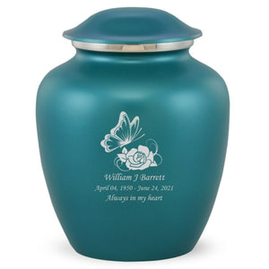 Grace Butterfly Adult Cremation Urn in Teal, Grace Butterfly Adult Custom Engraved Urns for Ashes in Teal, Embrace Butterfly Adult Cremation Urn in Teal, Embrace Butterfly Adult Urn for Ashes in Teal, Embrace Butterfly Cremation Urn in Teal, Embrace Butterfly Urn for Ashes in Teal, Grace Butterfly Urn for Ashes in Teal, Grace Butterfly Cremation Urn in Teal - Memorials4u