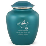 Grace Dove Adult Cremation Urn in Teal, Grace Dove Adult Custom Engraved Urns for Ashes in Teal, Embrace Dove Adult Cremation Urn in Teal, Embrace Dove Adult Urn for Ashes in Teal, Embrace Dove Cremation Urn in Teal, Embrace Dove Urn for Ashes in Teal, Grace Dove Urn for Ashes in Teal, Grace Dove Cremation Urn in Teal - Memorials4u