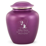 Grace Fishing Adult Cremation Urn in Purple, Grace Fishing Adult Custom Engraved Urns for Ashes in Purple, Embrace Fishing Adult Cremation Urn in Purple, Embrace Fishing Adult Urn for Ashes in Purple, Embrace Fishing Cremation Urn in Purple, Embrace Fishing Urn for Ashes in Purple, Grace Fishing Urn for Ashes in Purple, Grace Fishing Cremation Urn in Purple - Memorials4u