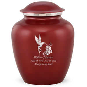 Grace Hummingbird Adult Cremation Urn in Red, Grace Hummingbird Adult Custom Engraved Urns for Ashes in Red, Embrace Hummingbird Adult Cremation Urn in Red, Embrace Hummingbird Adult Urn for Ashes in Red, Embrace Hummingbird Cremation Urn in Red, Embrace Hummingbird Urn for Ashes in Red, Grace Hummingbird Urn for Ashes in Red, Grace Hummingbird Cremation Urn in Red - Memorials4u