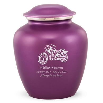 Grace Motorcycle Adult Cremation Urn in Purple, Grace Motorcycle Adult Custom Engraved Urns for Ashes in Purple, Embrace Motorcycle Adult Cremation Urn in Purple, Embrace Motorcycle Adult Urn for Ashes in Purple, Embrace Motorcycle Cremation Urn in Purple, Embrace Motorcycle Urn for Ashes in Purple, Grace Motorcycle Urn for Ashes in Purple, Grace Motorcycle Cremation Urn in Purple - Memorials4u