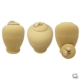 Beige Oyster Shell  Biodegradable Sand Urn, Biodegradable Urn - Memorials4u