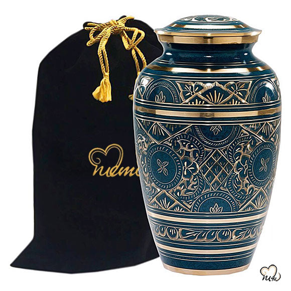 Memorials4u Hand painted Metal Cremation Urn - Adult Urn - Solid Metal  Funeral Urn - Handcrafted Adult Funeral Urn for Ashes - Great Urn Deal  (Cowboy
