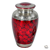 Classic Crimson Cremation Urn, Classic Urn - Memorials4u