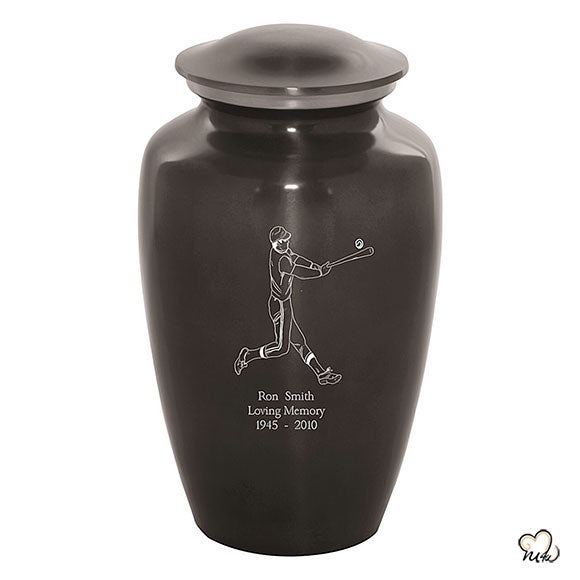 Custom Engraved Baseball Cremation Urn Memorials4u