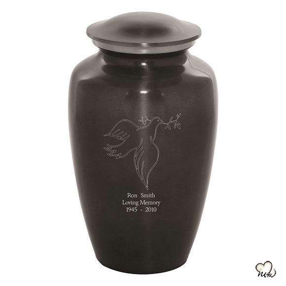 Custom Engraved Dove Cremation Urn, Sports Urn - Memorials4u