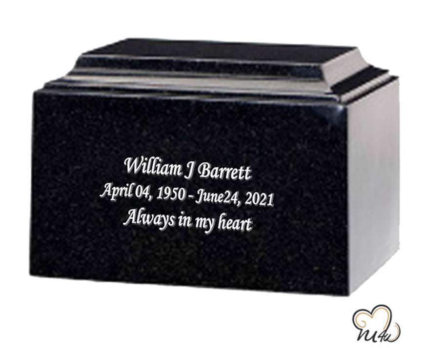 Granite Bombay Cultured Marble Urn - Memorials4u