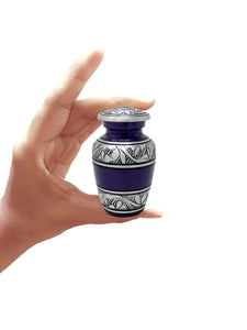 Mulberry Purple Cremation Urn - Memorials4u