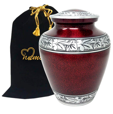 Crimson Drop Adult Cremation Urn - Memorials4u