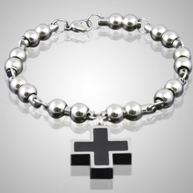Elegant Cross Bracelet Cremation Jewelry - Memorials4u