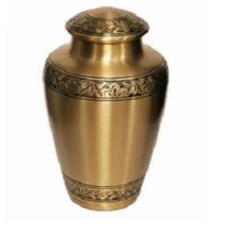 Athens Gold Brass Cremation Urn - Memorials4u