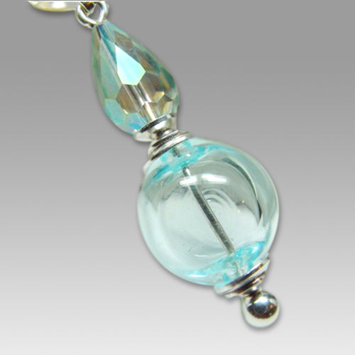 Clearly Beloved Glass Cremation Pendant - Memorials4u
