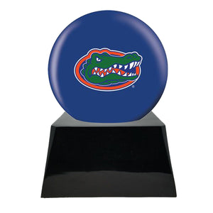 Football Cremation Urns For Human Ashes - Football Team Cremation Urn and Florida Gators Ball Decor with Custom Metal Plaque