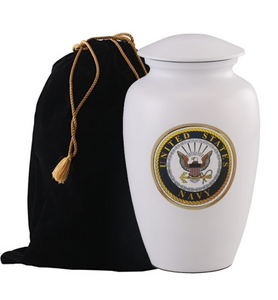 United States Navy Military Cremation Urn - Memorials4u