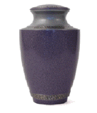 Granite Purple Brass Cremation Urn - Memorials4u