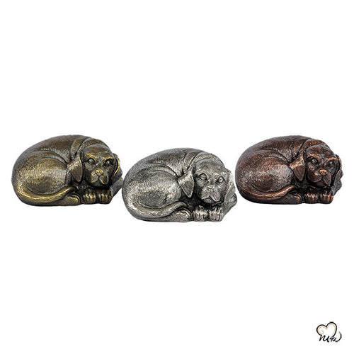 Pet Urn - Pet Cremation Urn - Canine Dog Urn For Dog Ashes - Metal Urn Finish with Bronze - Memorials4u