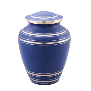 Elite Onyx Blue Cremation Urn - Memorials4u