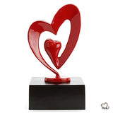 My Heart Art Sculpture Cremation Urn - Memorials4u
