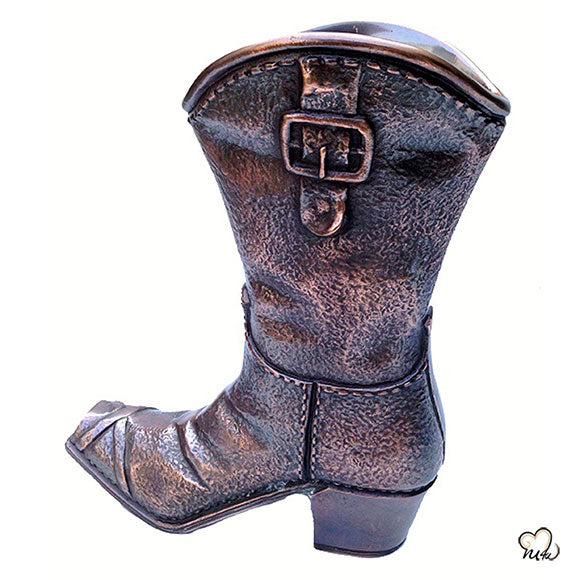 Cowboy Boot Sculpture Cremation Urn - Memorials4u