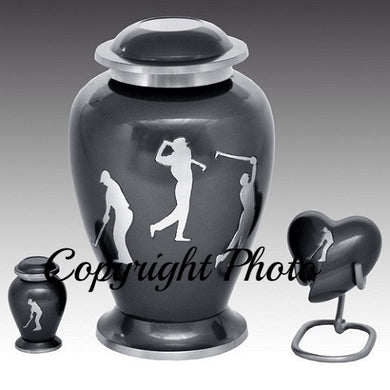 Golf Sports Cremation Urn, Sports Urn - Memorials4u