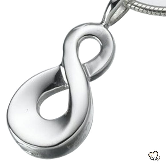 Infinity Keepsake Silver Cremation Jewelry For Ashes – Memorials4u
