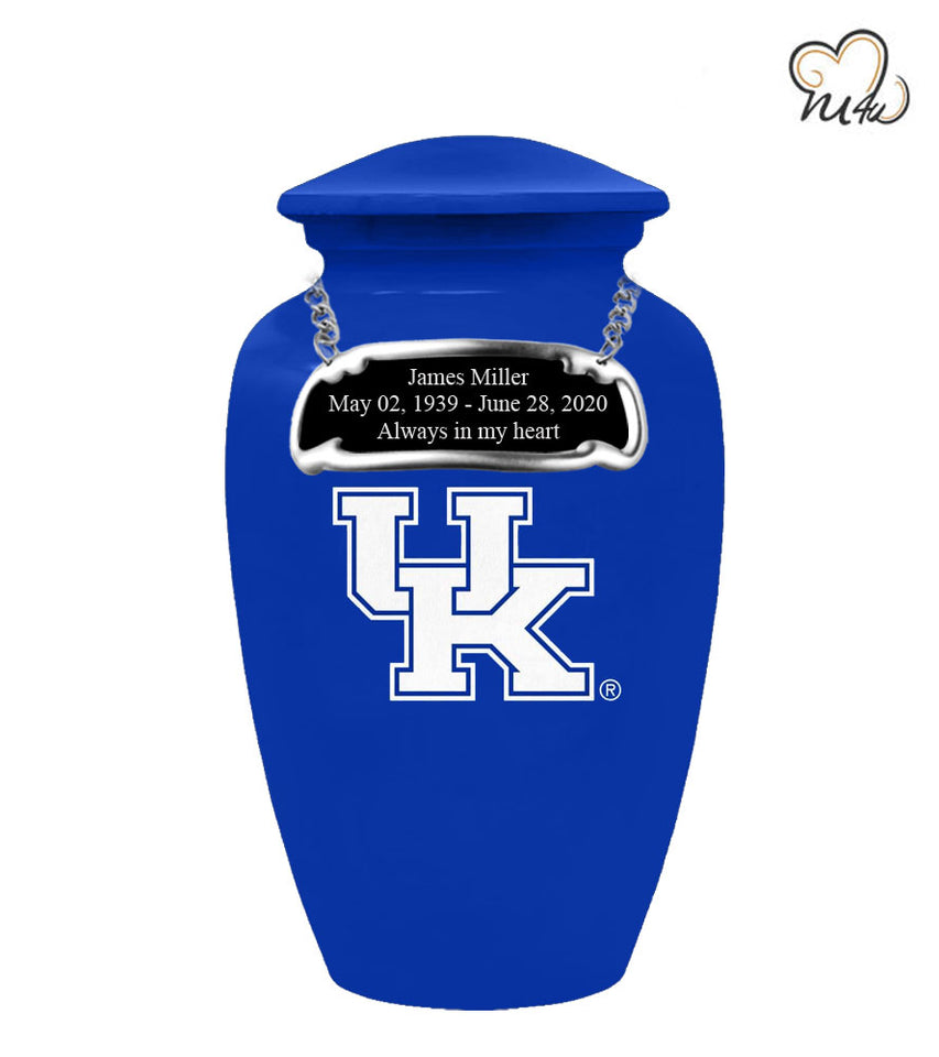 University of Kentucky Wildcats Memorial Cremation Urn - Blue