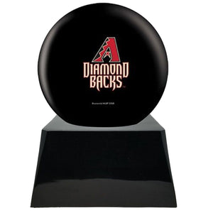Baseball Team Urn - Arizona Diamondbacks Ball Decor with Custom Metal Plaque Baseball Cremation Urn for Human Ashes - MLB URN - Memorials4u