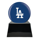 Baseball Team Urn - Los Angeles Dodgers Ball Decor with Custom Metal Plaque Baseball Cremation Urn for Human Ashes - MLB URN - Memorials4u