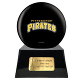 Baseball Team Urn - Pittsburgh Pirates Ball Decor with Custom Metal Plaque Baseball Cremation Urn for Human Ashes - MLB URN - Memorials4u