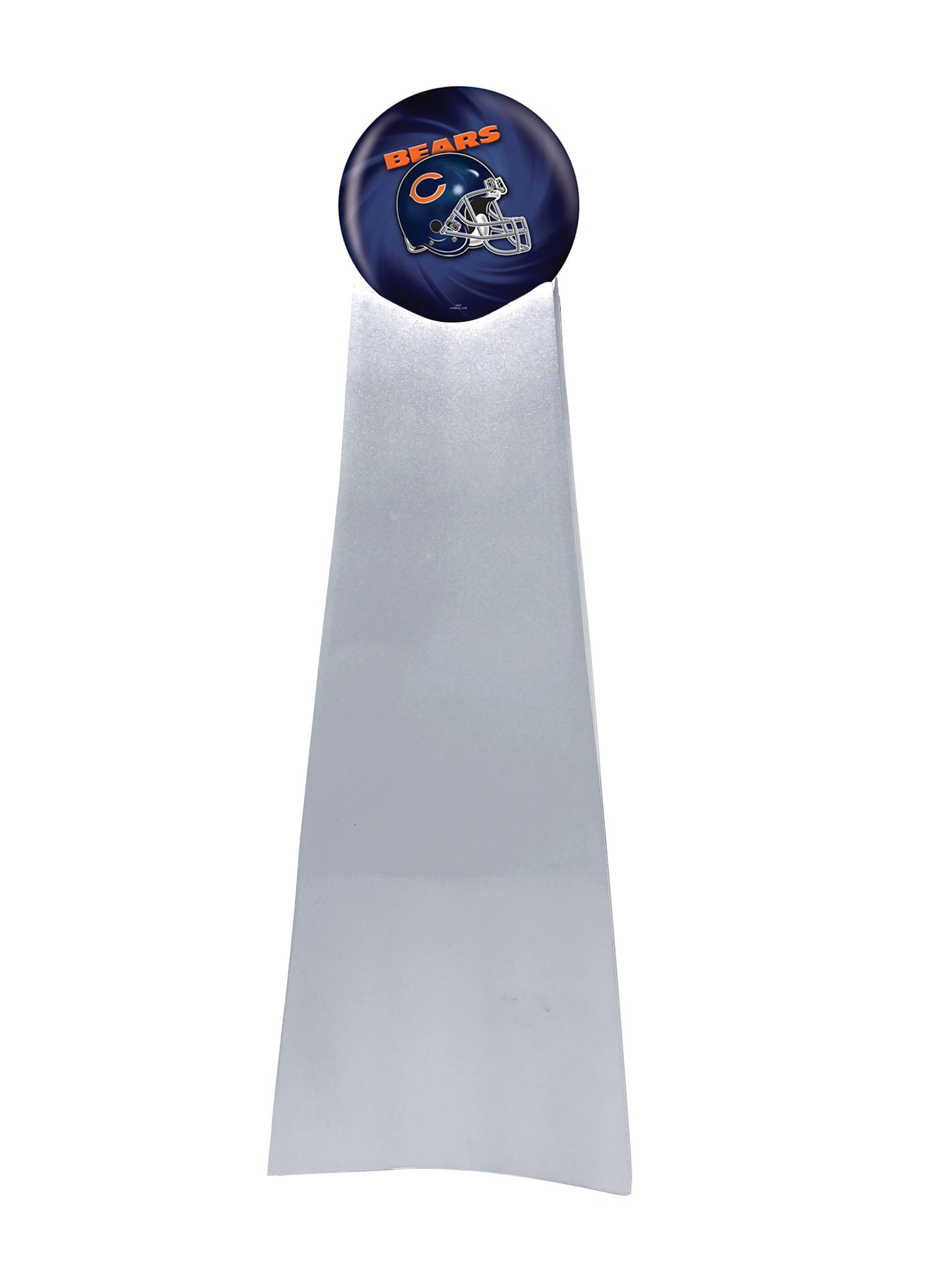 Championship Trophy Cremation Urn and Chicago Bears Ball