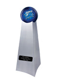 Championship Trophy Cremation Urn with Optional Detroit Lions Ball Decor and Custom Metal Plaque - Memorials4u
