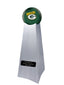 Championship Trophy Cremation Urn with Optional Green Bay Packers Ball Decor and Custom Metal Plaque - Memorials4u