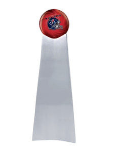 Championship Trophy Cremation Urn with Optional Houston Texans Ball Decor and Custom Metal Plaque - Memorials4u