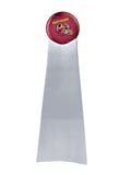 Championship Trophy Cremation Urn with Optional Football and Washington Redskins Ball Decor and Custom Metal Plaque - Memorials4u